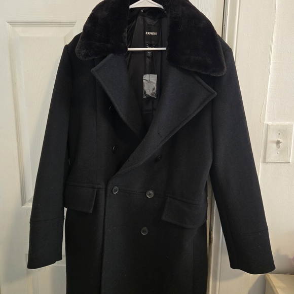 Express Other - Express Men's Black Pea Coat